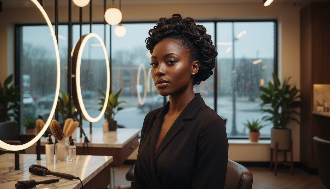 Coiffures afro anti-humidité : solutions efficaces novembre 2025