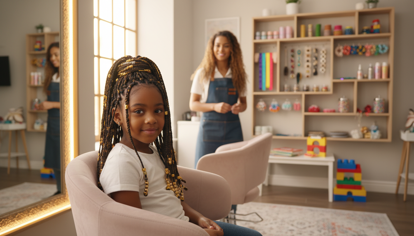 Coiffure petite fille afro : 10 idées faciles pour l'école