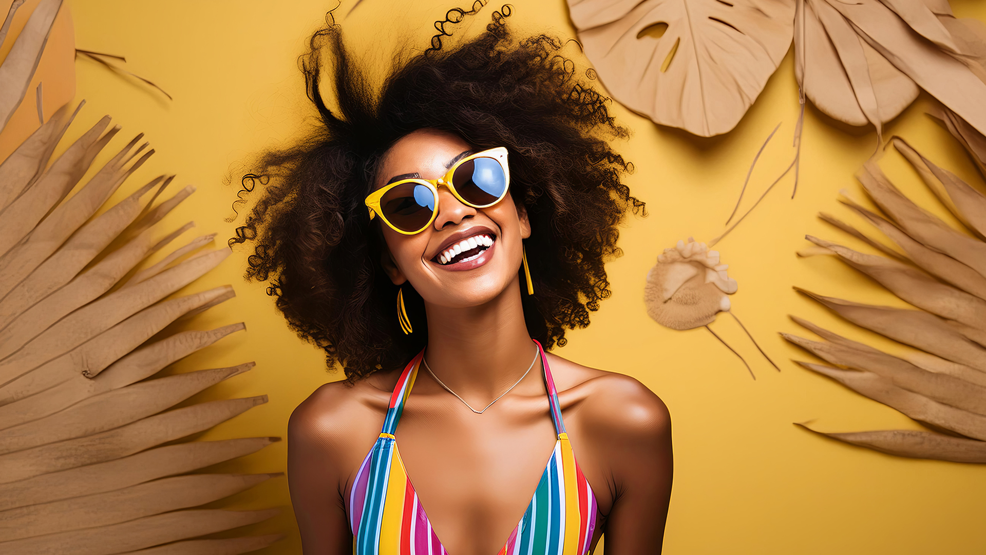 Routine d'été pour cheveux caucasiens : Prévenir le dessèchement